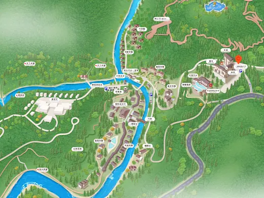 江苏结合景区手绘地图智慧导览和720全景技术，可以让景区更加“动”起来，为游客提供更加身临其境的导览体验。